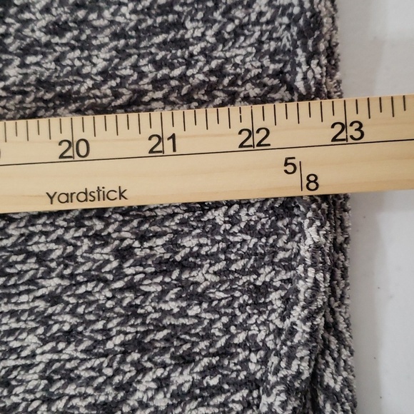 J. Jill Women Turtleneck Sweater Medium Gray White Knit Rolled Hem Soft Comfy - Picture 12 of 12